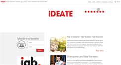 Desktop Screenshot of ideate.co.za